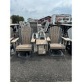 Classic Swivel Glider C100 in Dark Gray and Weatherwood