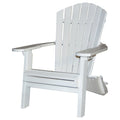 Folding Adirondack chair in poly lumber, Creekside beach style foldable patio chair - Salt and Sand Patio Co