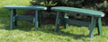 Outdoor bench, Creekside 42 inch poly garden bench in two tone finish - Salt and Sand Patio Co