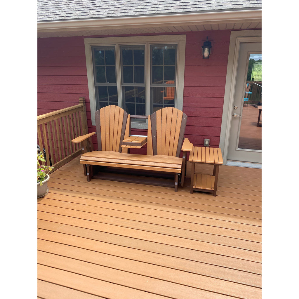 Creekside 5' Glider with Flip Down Console C128