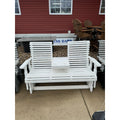 Creekside 5' Rollback Glider with Flip Down Console RB78 in White