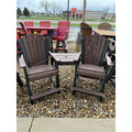 Creekside Counter Height Tete-A-Tete C135 in Black and Brown