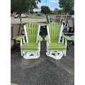 Classic Swivel Glider C100 in White and Lime