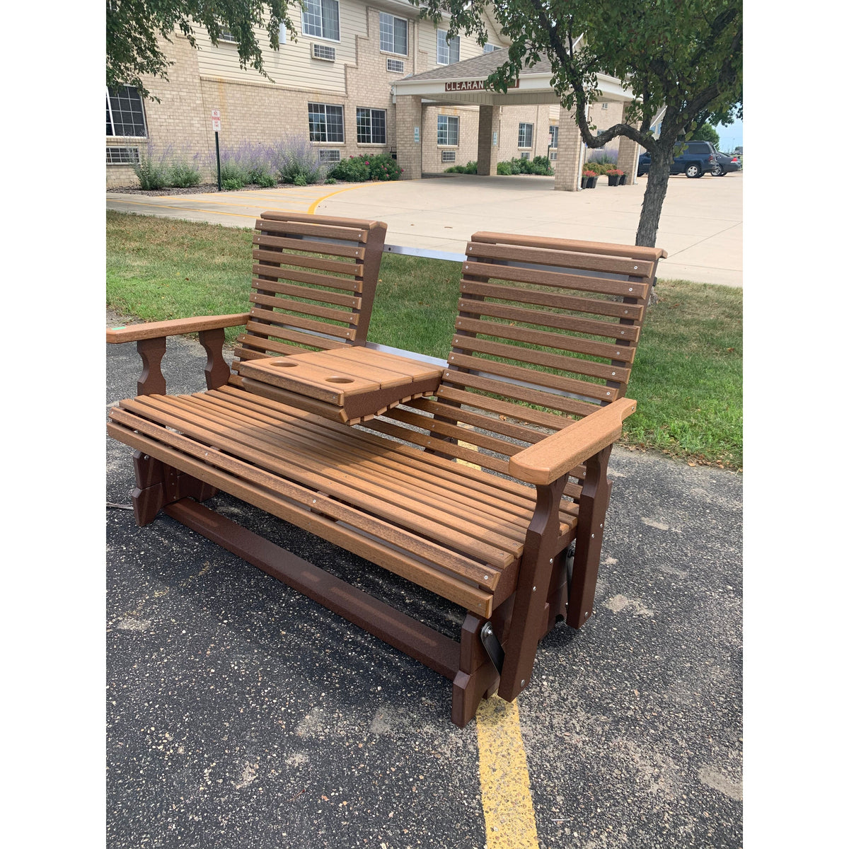Creekside 5' Rollback Glider with Flip Down Console RB78