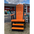Creekside Big Chair with Steps in Black and Orange