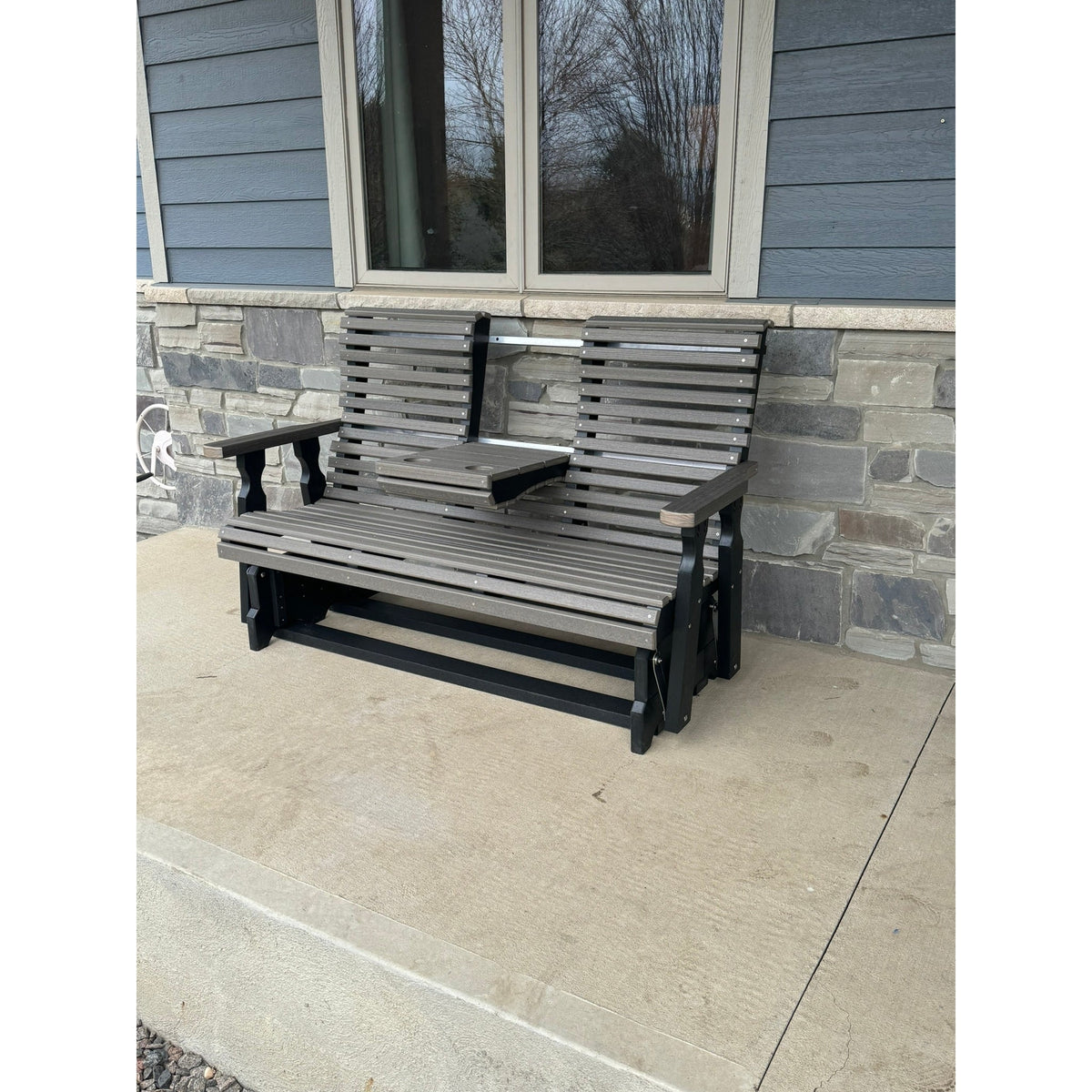 Creekside 5' Rollback Glider with Flip Down Console RB78