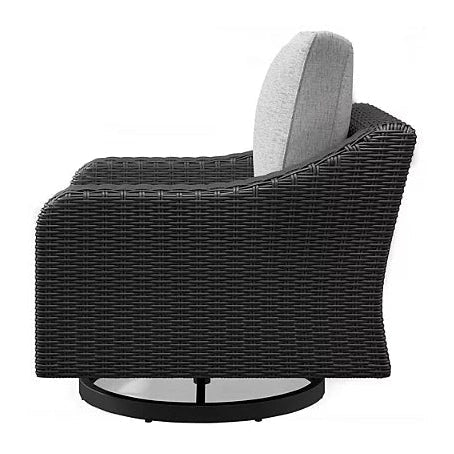 Ashley Beachcroft Swivel Chair in Black/Grey