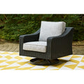 Ashley Beachcroft Swivel Chair in Black/Grey